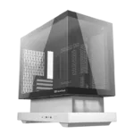 Darkflash F1 computer case (White) + 6 ARGB fans