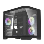 Darflash FT418 computer case + 6 aRGB fans (black)