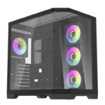 Darflash FT418 PRO computer case + 7 aRGB fans (black)