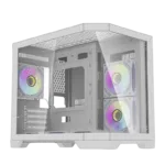 Darflash FT418 computer case + 6 aRGB fans (white)