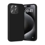 Vention KUFB0-40 Silicone Case for iPhone 15 Pro Max (black)
