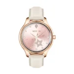 COLMI L28 Smart Watch (Gold + gold leather strap)