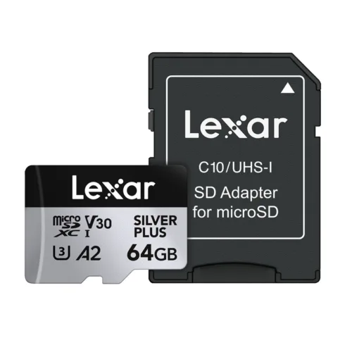 Karta pamięci Lexar High-Performance Silver Plus microSDXC 64GB + adapter