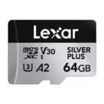 Karta pamięci Lexar High-Performance Silver Plus microSDXC 64GB + adapter
