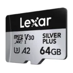 Karta pamięci Lexar High-Performance Silver Plus microSDXC 64GB + adapter
