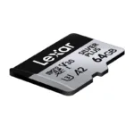 Karta pamięci Lexar High-Performance Silver Plus microSDXC 64GB + adapter