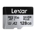Karta pamięci Lexar High-Performance Silver Plus microSDXC 128GB + adapter
