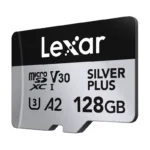 Karta pamięci Lexar High-Performance Silver Plus microSDXC 128GB + adapter