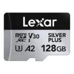 Karta pamięci Lexar High-Performance Silver Plus microSDXC 128GB + adapter