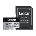 Karta pamięci Lexar High-Performance Silver Plus microSDXC 256GB + adapter