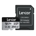 Karta pamięci Lexar High-Performance Silver Plus microSDXC 256GB + adapter