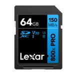 Lexar Professional 800x Pro SDXC 64GB memory card