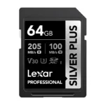 Lexar Professional SILVER PLUS SDXC 64GB memory card