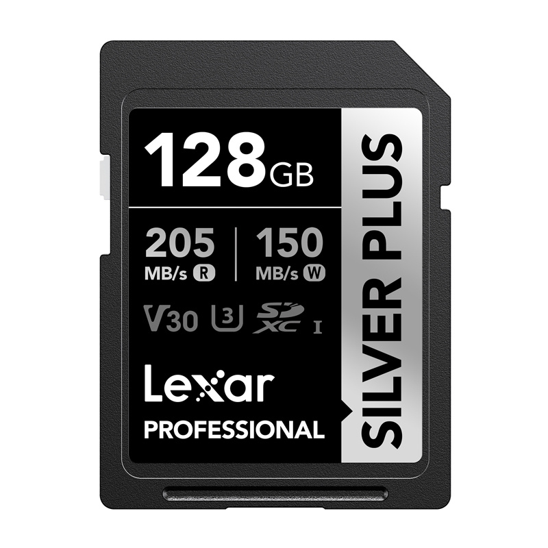inp-lsdsipl128g-bnnng-lexar-professional-silver-plus-0.webp Lexar Professional SILVER PLUS SDXC 128GB memory card