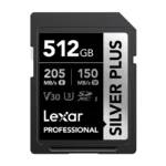 Lexar Professional SILVER PLUS SDXC 512GB memory card