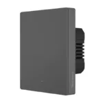 Smart WiFi wall switch SONOFF M5-1C-80 (1-channel, for frame, graphite)