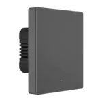 Smart WiFi wall switch SONOFF M5-1C-80 (1-channel, for frame, graphite)