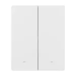 SONOFF M5-2C-80W WiFi Matter smart wall switch (2-channel, for frame)