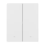 SONOFF M5-2C-80W WiFi Matter smart wall switch (2-channel, for frame)