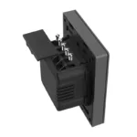 Smart WiFi wall switch SONOFF M5-3C-80 (3-channel, for frame, graphite)