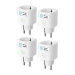 MEROSS MSS315CFH-EU Smart Plug with Energy Monitoring (Matter) (Set of 4)