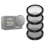 Set of 4 TELESIN CPL/ND8/ND16/ND32 filters for DJI Osmo Action 3 / 4 / 5