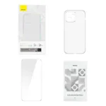 Transparent Case and Tempered Glass set Baseus Corning for iPhone 13 Pro