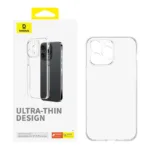 Phone Case for iPhone 15 ProMax Baseus OS-Lucent Series (Clear)