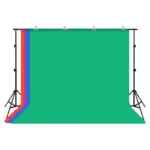Puluz 2x3m Photo Background Mounting Kit/Stand + 3 Photo Backgrounds PKT5205