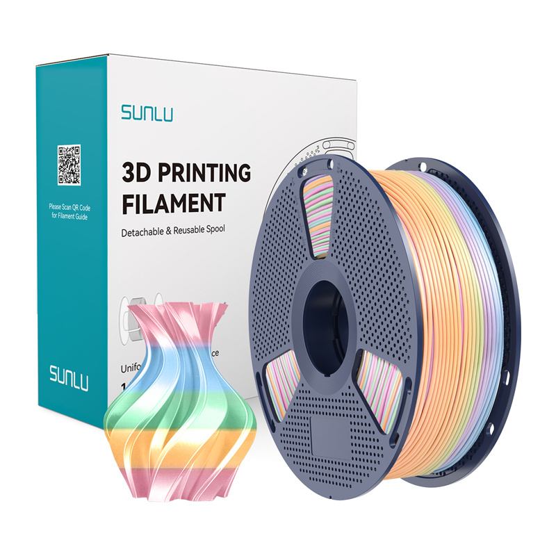 inp-pla-silk-r-04-sunlu-pla-silk-filament-rain-0.webp Sunlu PLA+ Silk Filament (Rainbow) 04