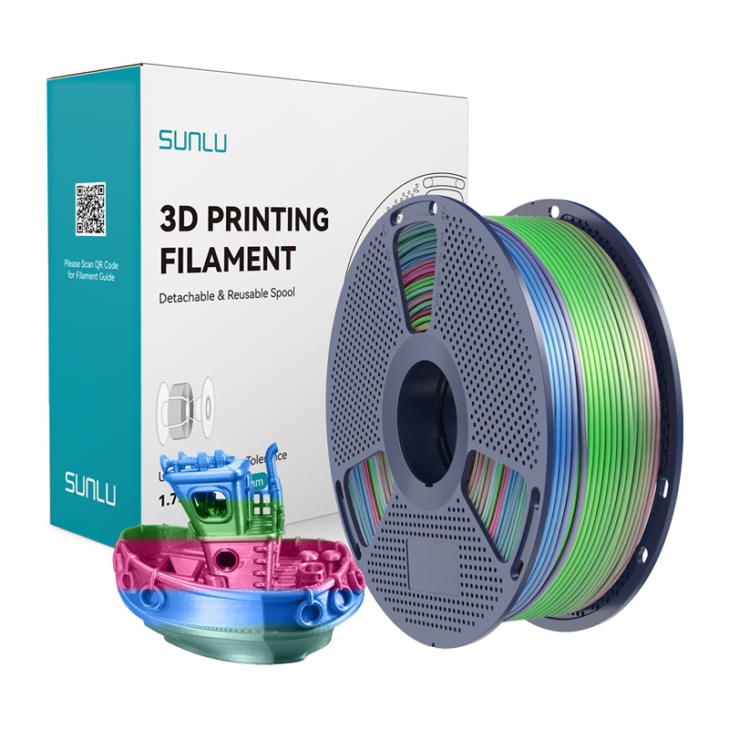 inp-pla-silk-r-06-sunlu-pla-silk-filament-rain-0.webp Sunlu PLA+ Silk Filament (Rainbow) 06