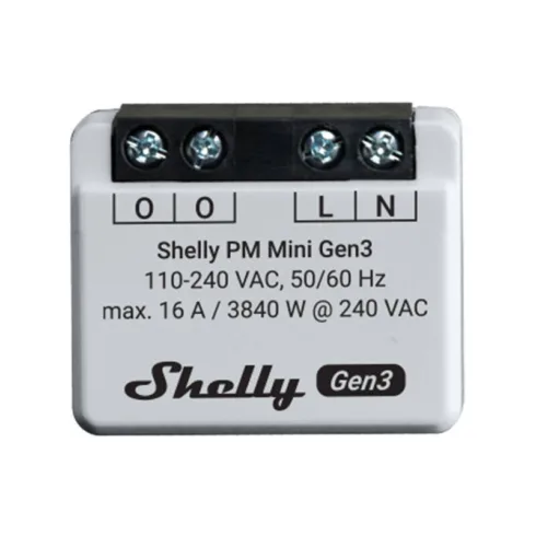 Shelly PM Mini Gen3 Controller, WiFi/Bluetooth