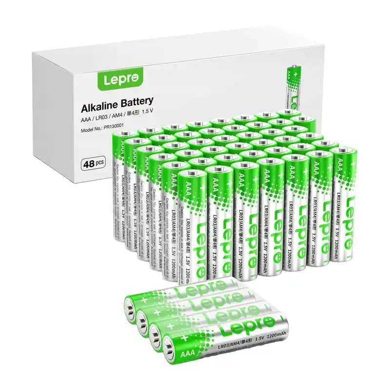 inp-pr130001-48-lepro-130001-48-aaa-r3-alkalin-0.webp LEPRO 130001-48 AAA R3 Alkaline Batteries, 48-Pack