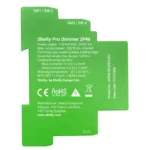 Shelly Pro Dimmer 2 DIN Rail Smart Switch, 2-channel