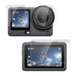 Puluz tempered glass set for DJI Osmo Action 6 (3 pcs).