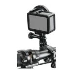 Puluz Aluminum Handlebar Mount with 360-Degree Rotation for Action Cameras (Black)
