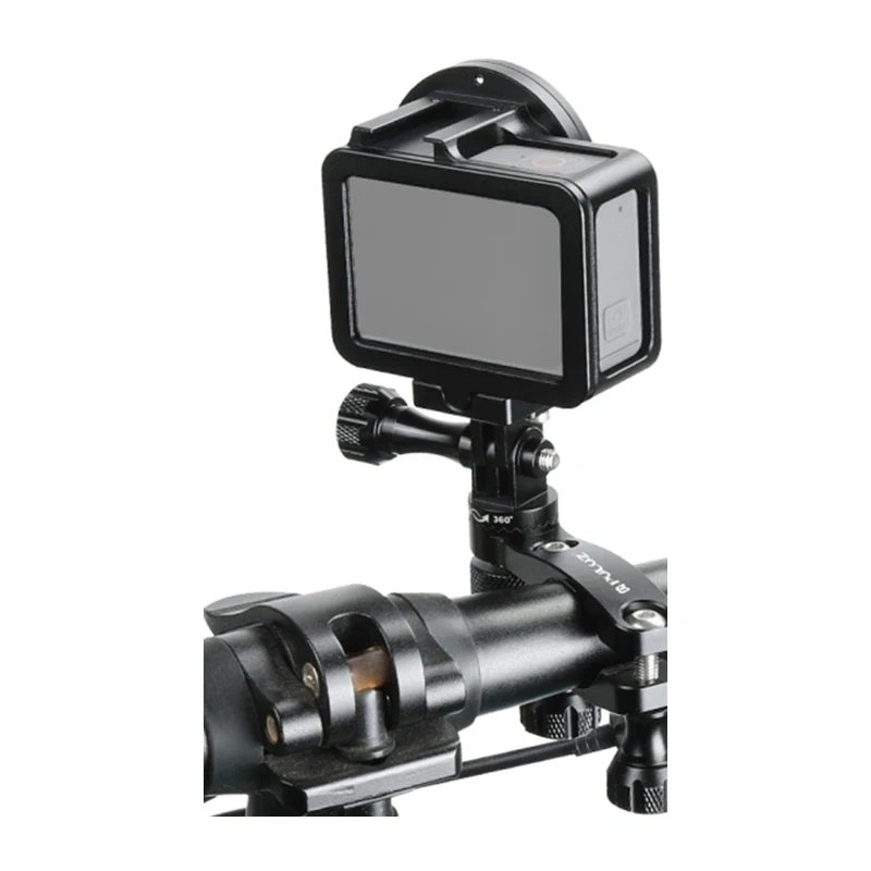 inp-pu237b-puluz-aluminum-handlebar-mount-0.webp Puluz Aluminum Handlebar Mount with 360-Degree Rotation for Action Cameras (Black)