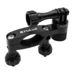 Puluz Aluminum Handlebar Mount with 360-Degree Rotation for Action Cameras (Black)