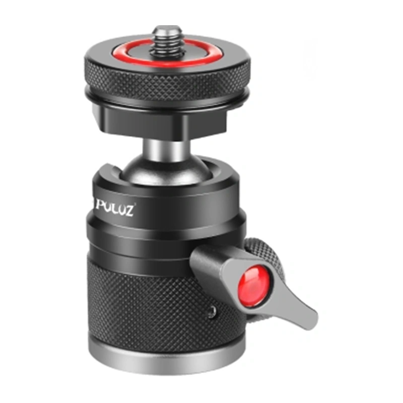 inp-pu3075b-puluz-aluminum-alloy-ball-head-0.webp Puluz aluminum alloy ball head with cold shoe mount (black)