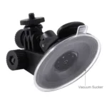Puluz car windshield mount for sports cameras (including Osmo Action 5 Pro, Insta360 X5)