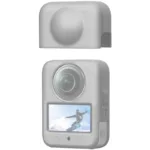 Silicone cover with lens PULUZ DJI Osmo 360 (gray)