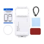 Puluz Waterproof Case (45m) for iPhone: For Underwater Photos and Videos (White)