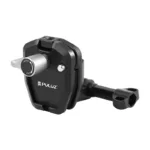 PULUZ motorcycle windshield clip for sports cameras (DJI Osmo Action 4, GoPro Hero 12, Insta360 Ace Pro / X4)(black)