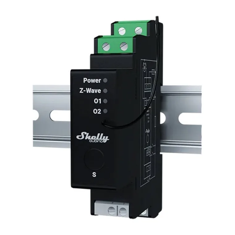 DIN relay with energy measurement Shelly Qubino Wave Pro Shutter - RPC.LT