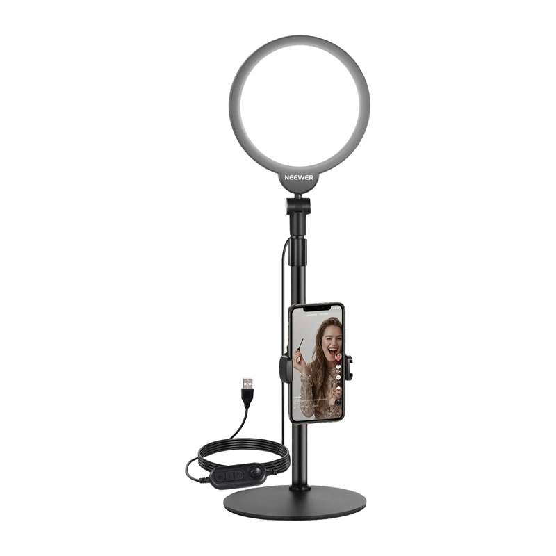 inp-r06-neewer-r06-18cm-round-led-phon-0.webp Neewer R06 18cm Round LED Phone Selfie Kit