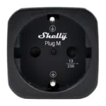 Shelly Plug M Gen3 Smart Outlet (Black)