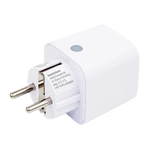 Shelly Plug M Gen3 Wi-Fi Smart Outlet (White)
