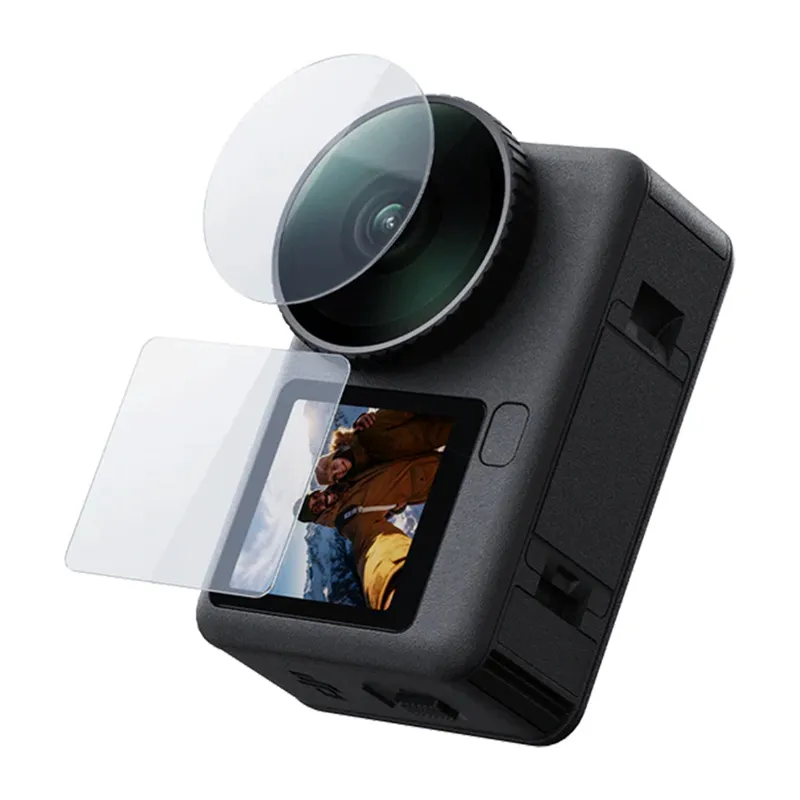 inp-s6-flm-25-telesin-tempered-glass-set-for-0.webp Telesin tempered glass set for DJI Osmo Action 6 (Lens + screen)