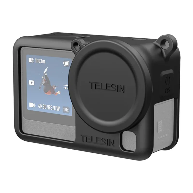 inp-s6-ptc-11-telesin-silicone-protective-ca-0.webp Telesin Silicone Protective Case for DJI Osmo Action 6 (Black)