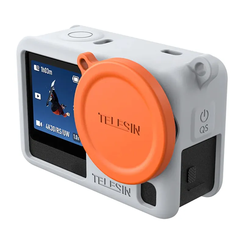 inp-s6-ptc-11bu-telesin-silicone-protective-ca-0.webp Telesin Silicone Protective Case for DJI Osmo Action 6 (Gray)